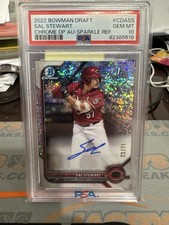 2022 Bowman Draft Chrome Draft Pick Speckle Refractor Auto /71