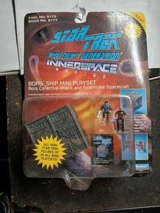 Star Trek Innerspace Series Borg Ship Mini Playset 1996 Mip