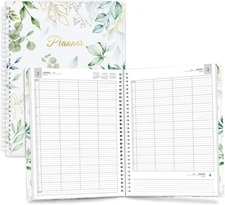 SUNEE 2026 Appointment Book, Quarter-Hourly, Daily, Four Person Group Planner, 2