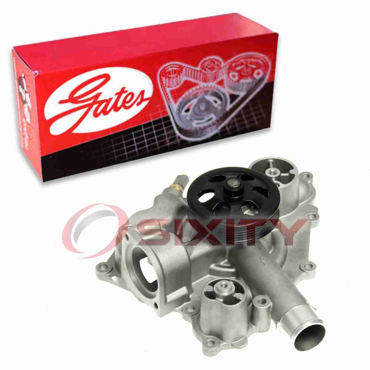 Gates Engine Water Pump for 2013-2019 Dodge Challenger 5.7L 6.4L V8 Coolant ln