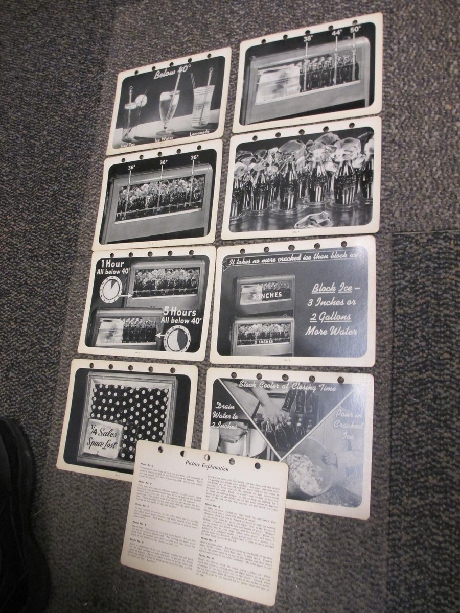 COCA COLA 1940 salesman sample VENDING MACHINE cooler