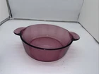 Corning Vintage 1183 Cranberry Pyrex 3 1/2 Qt Glass Dish Replacement No Lid