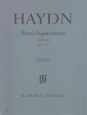 String Quartets Volume III, op. 17 | String Quartets Book III op. 17 | Haydn