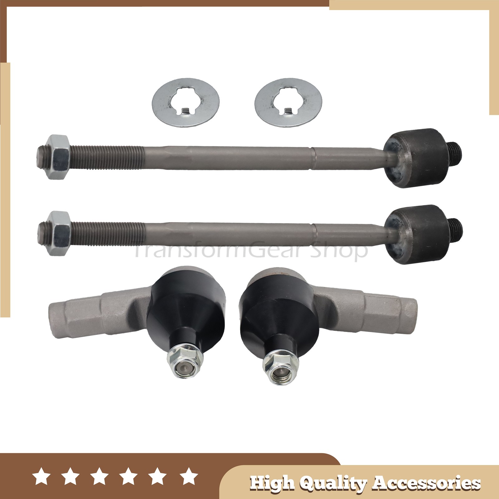 Maserati Quattroporte 2003-2012 Right Outer Inner tie rods Set