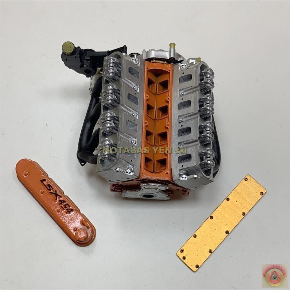 1:25-1:24 Scale Resin Chevy LSX 454/376 Supercharged Engine Kit | eBay