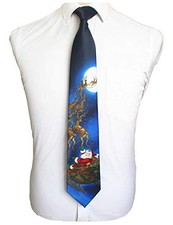 Quality Christmas Tie Mens Soft Snowman Necktie Festival Theme Ties 07