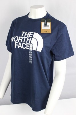 The North Face Women's EVO Half Dome Short Sleeve Relaxed T Shirt Small Navy
