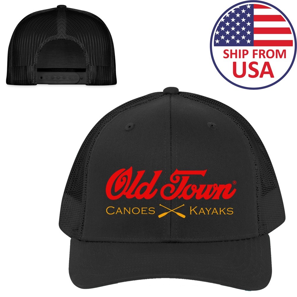 S Men's Black White Trucker Hat Cap Size Adult