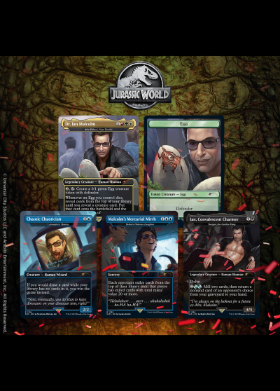 MTG Secret Lair x Jurassic World: Dr. Ian Malcolm BOX | eBay