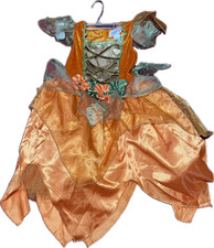 Princess Fairy Dress Costume Tulle Size XL, Orange