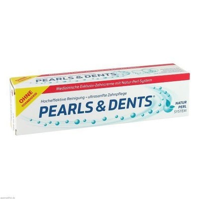 PEARLS & DENTS Exklusiv-Zahncreme ohne Titandioxid 100 ml