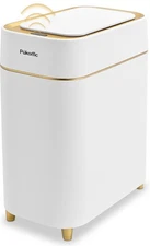 Pukomc Automatic Small Sensor Trash Can with Touchless Lid 2.3 Gallon / 9L Sm...