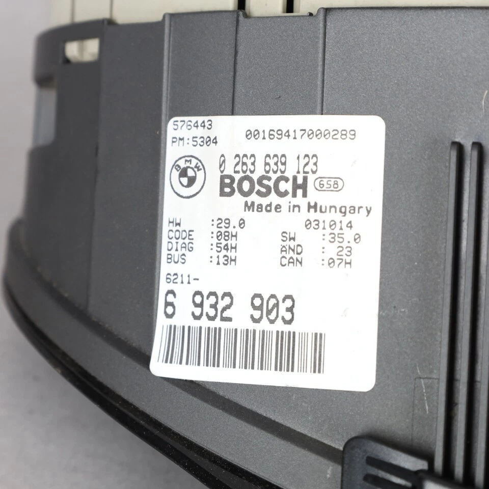 2003-2005 BMW 325i E46 Sedan Speedometer Instrument Cluster 62116932903 OEM Used Foto 2 de 4