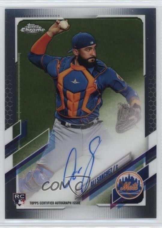2021 Topps Chrome Rookie Auto Ali Sanchez #RA-ALS Auto 1c28