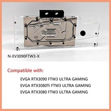 Granzon GPU Water Block For EVGA RTX 3090 / RTX 3080 FTW3 ULTRA GAMING