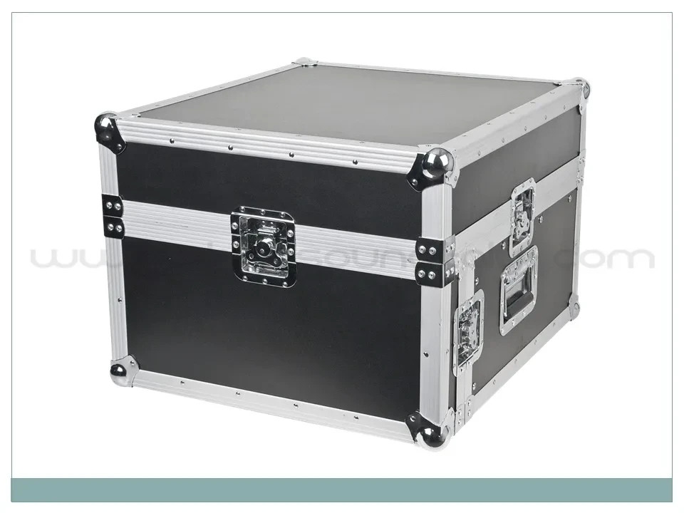 Showgear Combi Case 4U + 10U top Combo Rack 19″ Tripla Apertura–4 U Prof. 58,4cm
