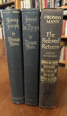 Thomas Mann Lot Of 3 1st Ed Young Joseph, In Egypt, Beloved Returns HC VG