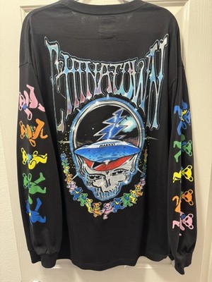 Chinatown Market Grateful Dead T-Shirt XXL 2XL Long Sleeve Alien Dancing Bears 
