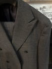 SUITSUPPLY GREY DOUBLE-BREASTED VBC HAVANA SUIT 40L — photo 2