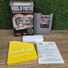 Wheel of Fortune Nintendo NES Video Game Complete in Box W/Inst Reg Card CIB