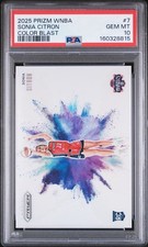 2025 Panini Prizm Sonia Citron Rookie RC Color Blast Case Hit PSA 10 GEM MT
