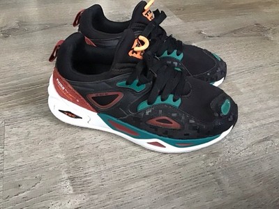 PUMA X MINECRAFT TRC BLAZE Youth Size 6 Nether 386125-01 BLACK Copper Teal