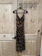 ASTR the Label Hollywood Dress Gold Pink Multi Sequin Size XS
