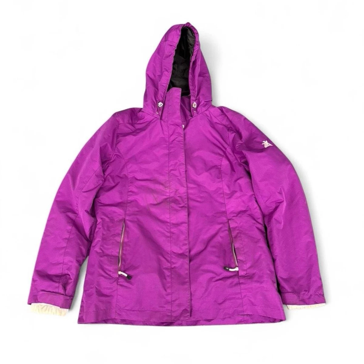 Veste Zippée ZeroXposur Femme, Violette, Taille M, à Capuche, Polaire, Parfait état