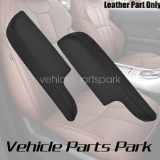 Cubierta de panel de puerta con reposabrazos de cuero negra 2 piezas para Toyota Avalon 2013 2014 2015-2018