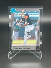 2021 Panini Chronicles CLEARLY DONRUSS Yermin Mercedes RATED ROOKIE Card #12