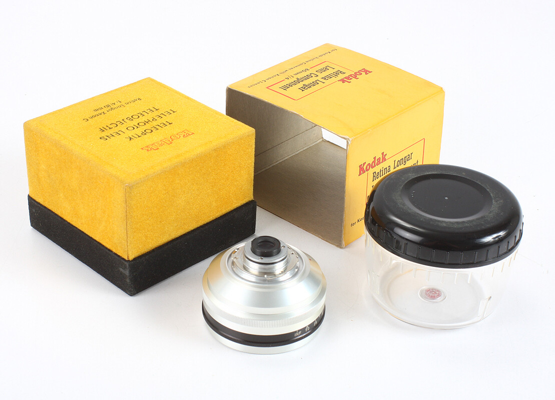 80MM 80/4 SCHNEIDER RETINA-LONGAR-XENON C (HAZE, DEBRIS), BOXED