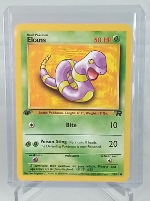 1995 ekans pokemon card Vintage Common
