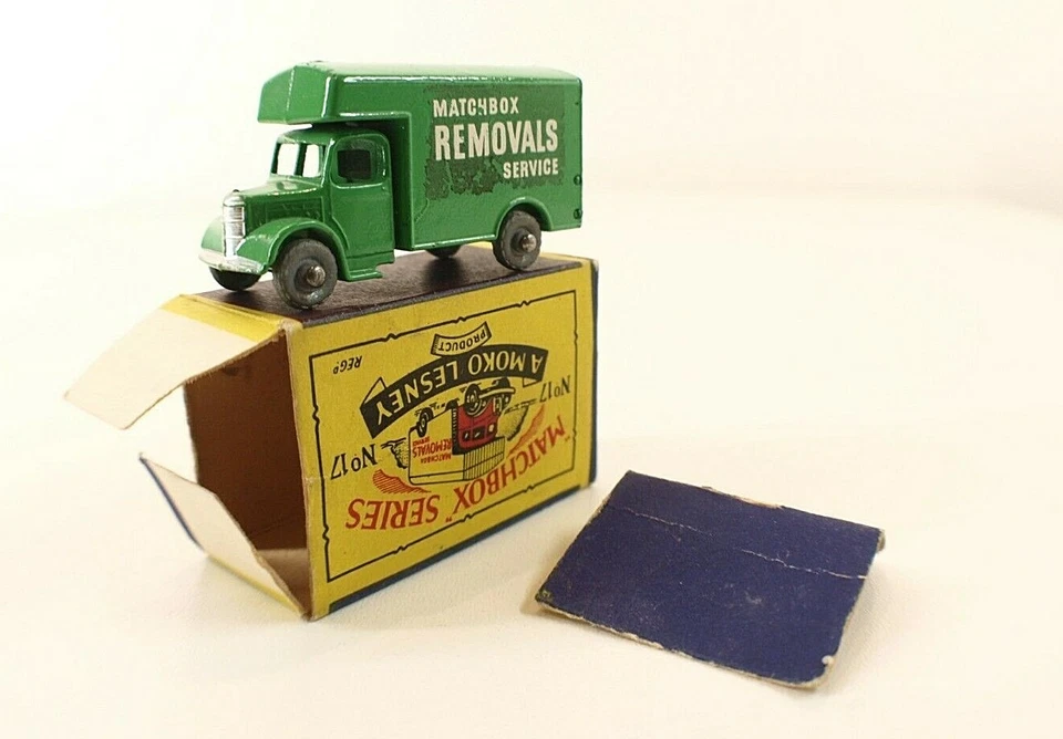 Matchbox Serie Nr. 17 Bedford Umzugswagen Nie Gespielt In Der Schachtel - Bild 3 von 4