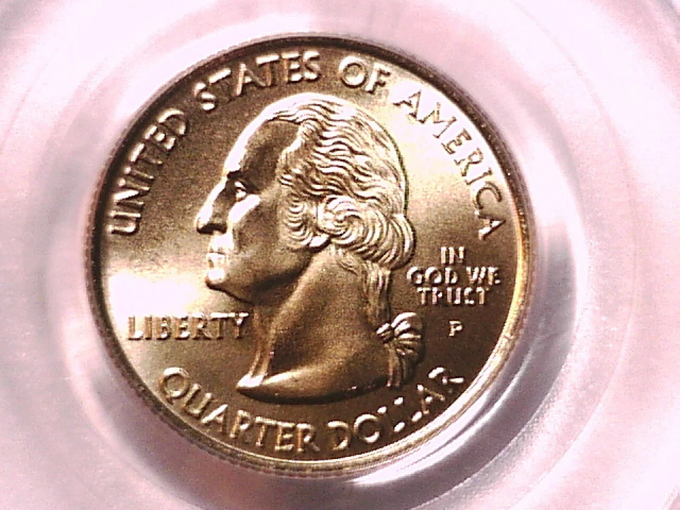 Montana 2007 P Washington State Quarter PCGS MS 68 Satin Finish 11812671 - Image 2 of 3