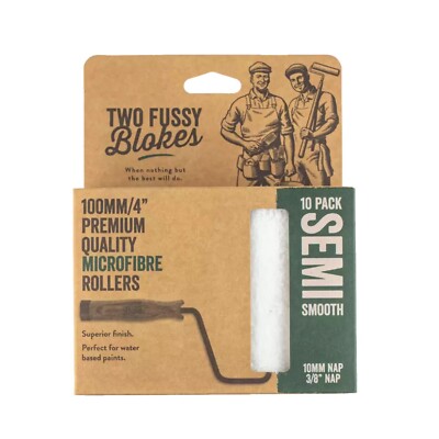 Zwei Fussy Blokes Semi Smooth Roller Premium Mine Sleeves 4'' (100mm) - 10er Pack