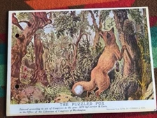 Board Puzzle- Currier & Ives bu Merrimack Publishing Corp. #3 Puzzled Fox