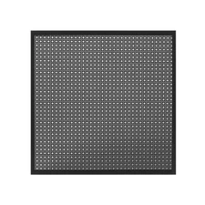 Aluminum Sheet 24 in x 36 in Indoor Outdoor Black Perforated Corrosion Resistant