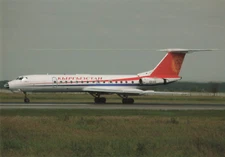 Postcard Airline KYRGYZSTAN AIRLINES TU-134A-3 EX-020 No. A1346 CC7.