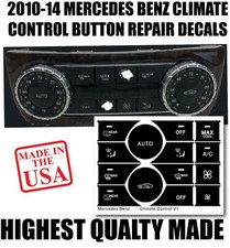 Mercedes Benz Hvac Climate Control Button Repair Decals Stickers Mercedes