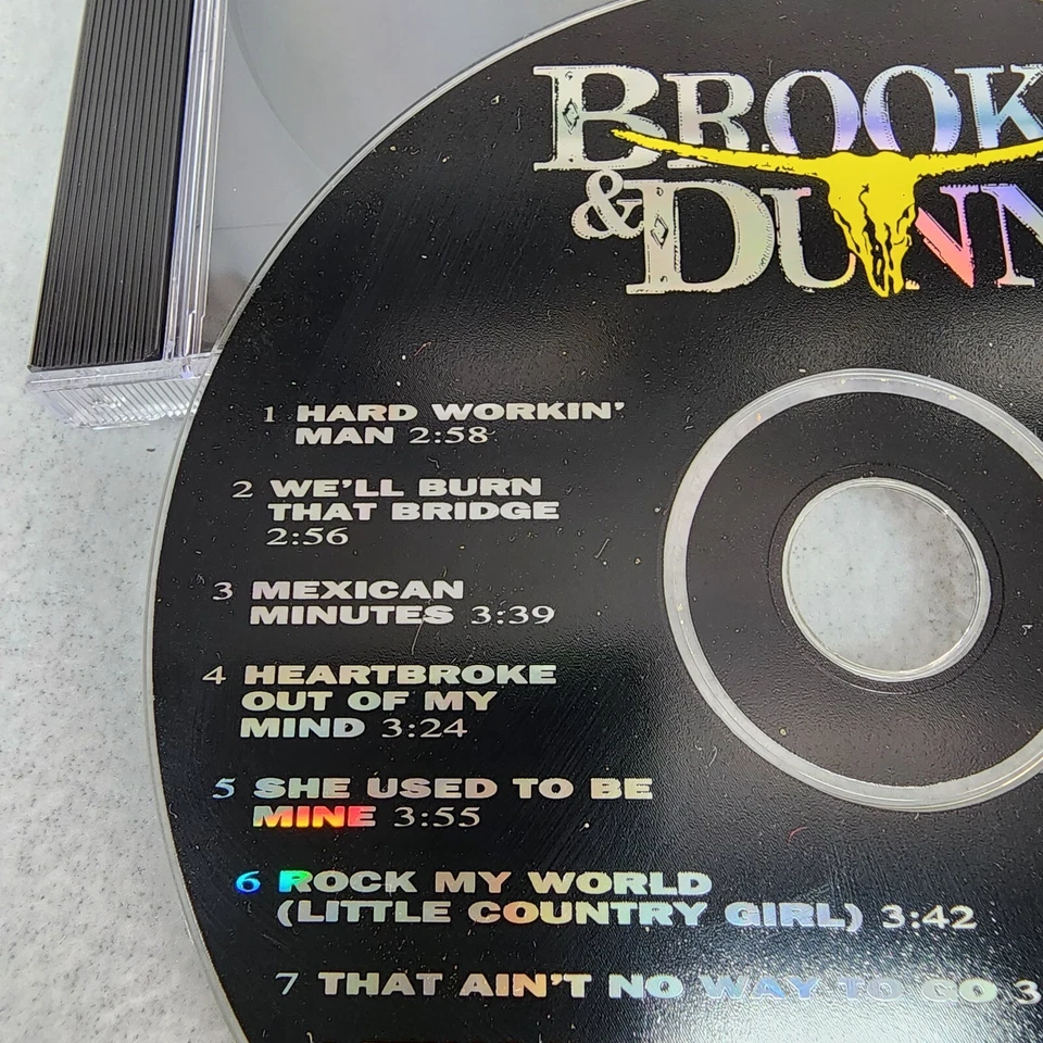 CD Brooks & Dunn Hard Workin' Man 1992-1993 11 Songs Acceptable DISC ONLY - Изображение 3 из 4
