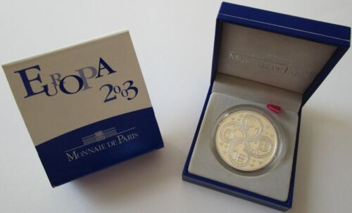 Frankreich 1,50 Euro 2003 Europa 1 Jahr Währungsunion Silber - Bild 1 von 3