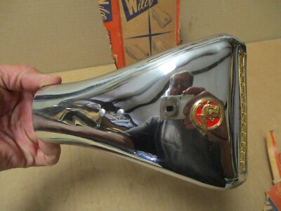 Vintage WILCO Mercury Custom Exhaust Tip!  RARE!  NOS!  50 Mercury Led Sled