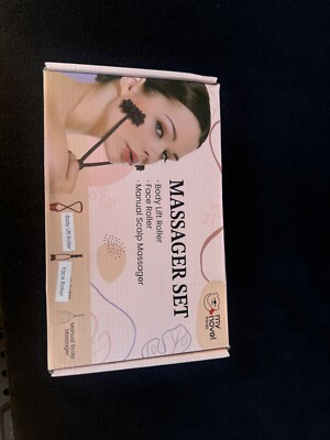 massager set Body lift roller,Face Roller,Manuel scalp massager