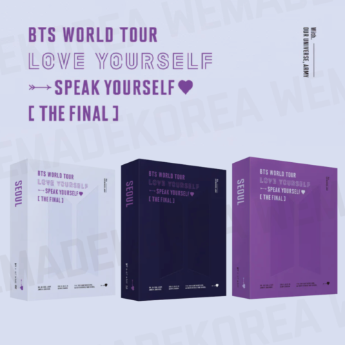 BTS World Tour Love Yourself:Speak Yourself THE FINAL SEOUL DVD/Bluray - Afbeelding 1 van 20