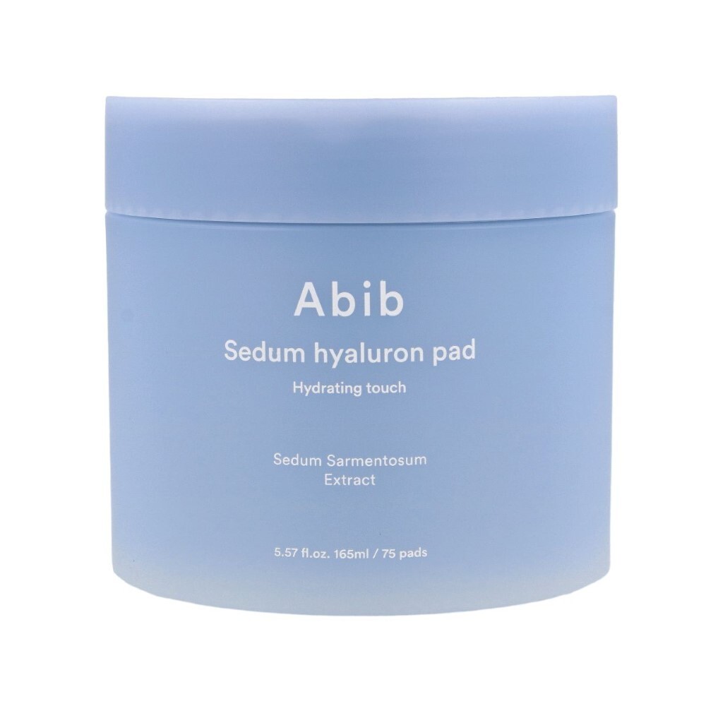Abib Hydrating Touch Sedum Hyaluron Pad Pad idratante per il viso, 75 pezzi