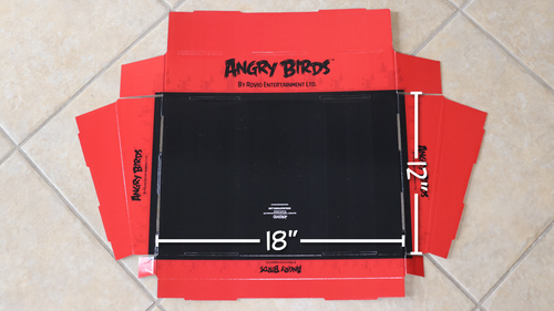RARE Angry Birds Classic Red Product Display Unit | 18"x12" 2012 CWT Collection - Picture 7 of 7