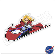 Fullmetal Alchemist Edward Elric Anime Manga Window Bumper Sticker Decal Sz: 5in