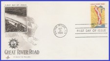 USA5 #1319 U/A ARTCRAFT FDC   Great River Road