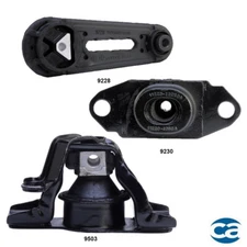 Engine Motor & Transmission Mount Set 3Pcs for Versa 09-11 1.6L Auto & MT