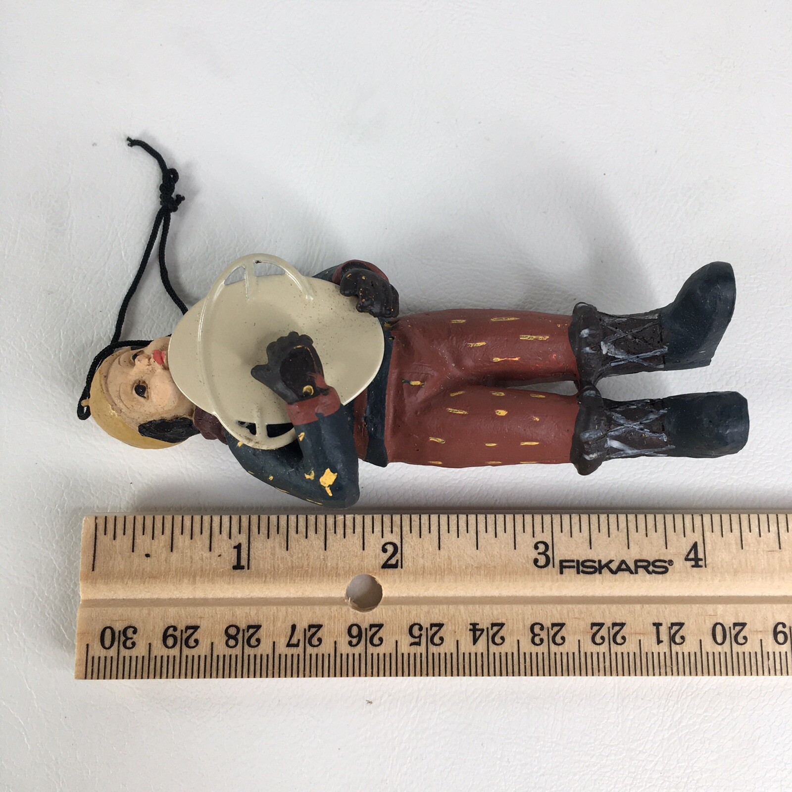 Boy Holding Snowboard Christmas Ornament 4"